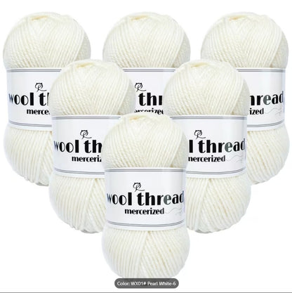 Premium Double Knit Wool Yarn - 4 Ply Soft Acrylic (60g) for Knitting & Crochet - Vista Brand