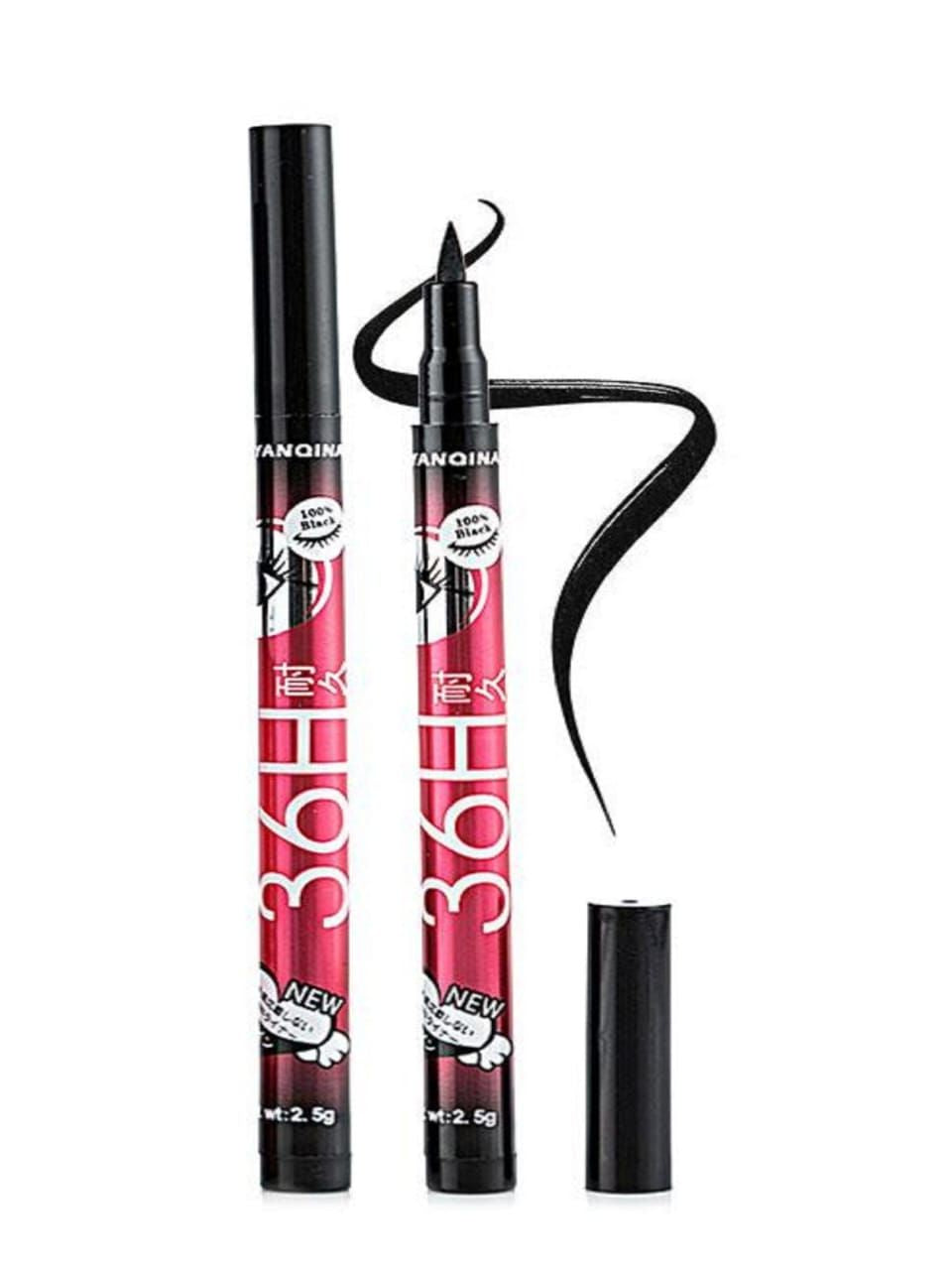 Waterproof Eyeliner Pencil Long Lasting Black Liquid Eye Liner Pen, Smudge Proof & Quick Dry Eye Makeup