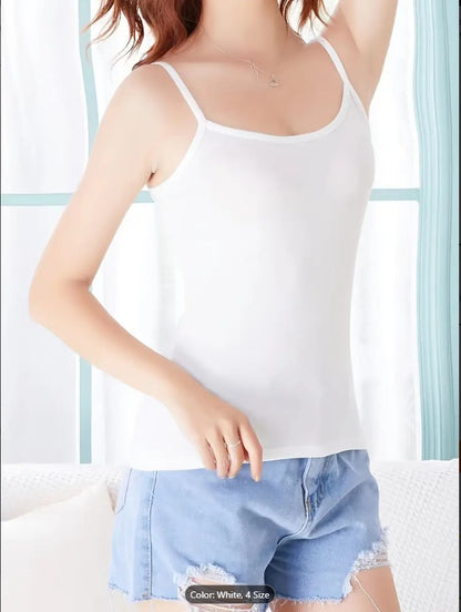 White Camisoles for Teenage Girls & Women