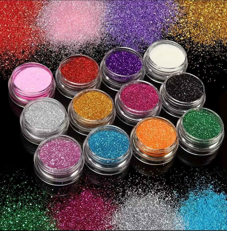 Metallic Glitter Shades Eyeshadow & Nail Art Palette |