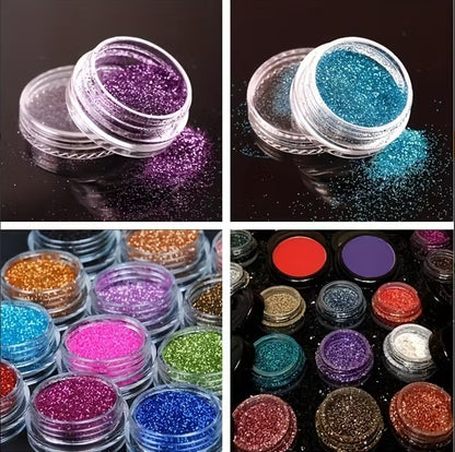 Metallic Glitter Shades Eyeshadow & Nail Art Palette |