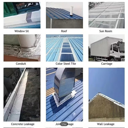 Water Proof Butyl Rubber Aluminum Foil Tape
