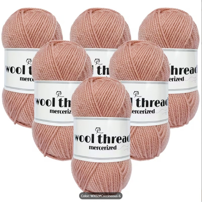 Premium Double Knit Wool Yarn - 4 Ply Soft Acrylic (60g) for Knitting & Crochet - Vista Brand