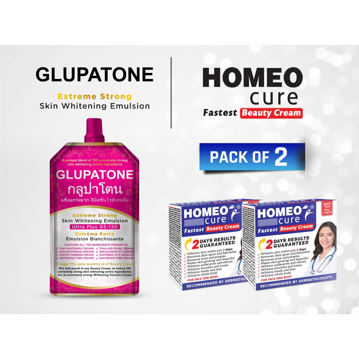 GULPATONE Extreme Strong Whitening Emulsion Ultra Plus GS-120 For Face & Body 50ml