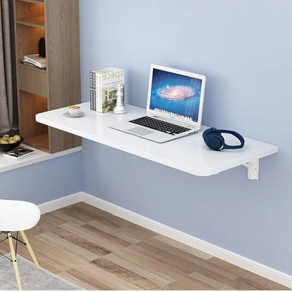 Multipurpose Wall Mounted Folding Table – Space-Saving Wooden Laptop & Office Desk for Home, Kitchen & Study