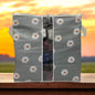 Storage Bag Large Jumbo Black with Rose Flower Design Bedroom Clothes Storage Baga,