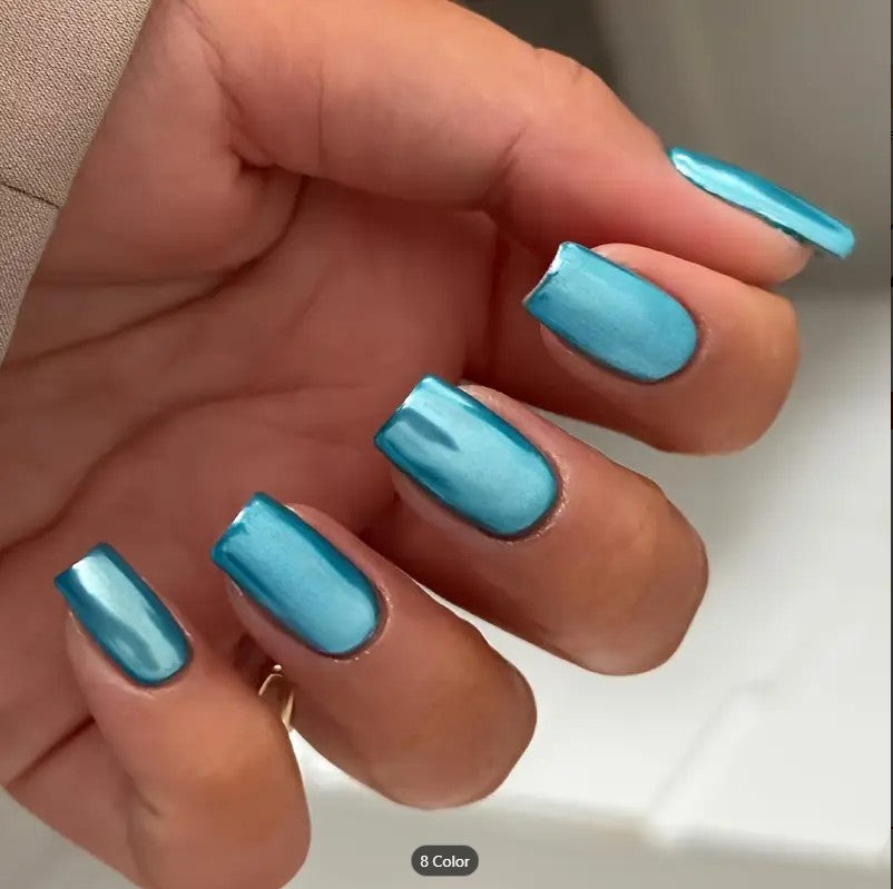 Diamond Acrylic Fake Nails Set
