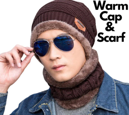 Winter Cap with Gloves Set – Warm, Stylish & Comfortable