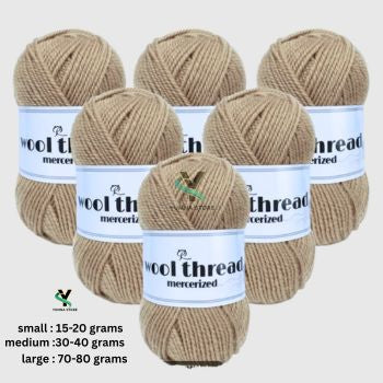 Premium Double Knit Wool Yarn - 4 Ply Soft Acrylic (60g) for Knitting & Crochet - Vista Brand