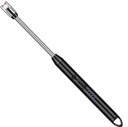 Electric Arc USB Rechargeable Flameless Arc Lighter Flexible and Windproof for Candles, Hiking, Camping, Kitchen, Fireplaces 360 degree free rotation