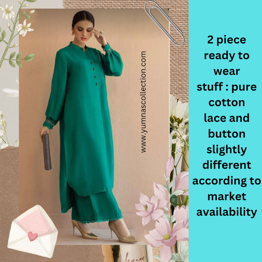 Stylish Solid CO-ORD 2-Piece for Women and Girls