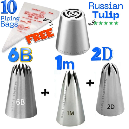 1M + 2D + 6B + Russian Nozzle Stainless Steel