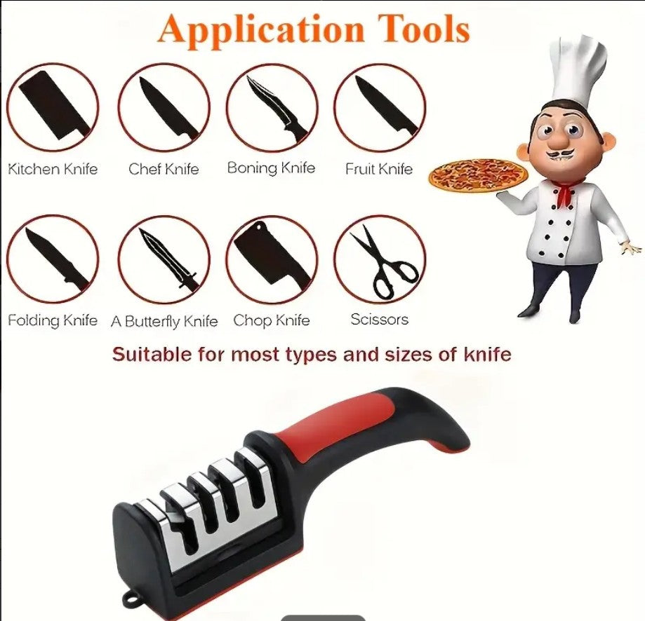 4 in 1 Kitchen Knife Sharpener