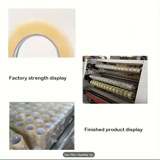 Heavy-Duty Transparent Packaging Tape