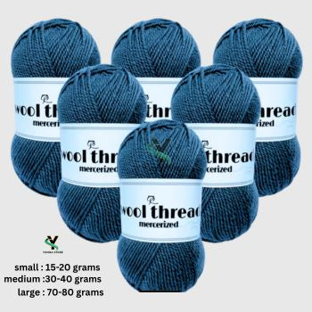 Premium Double Knit Wool Yarn - 4 Ply Soft Acrylic (60g) for Knitting & Crochet - Vista Brand