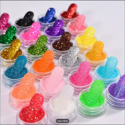 Metallic Glitter Shades Eyeshadow & Nail Art Palette |