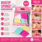 Professional Makeup Sponge Set - Soft Latex-Free Cosmetic Blender Sponges for Foundation, Concealer, Blush & Powder