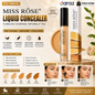 Miss Rose Liquid Concealer - High Coverage, Waterproof & Long Lasting Natural Matte Face Makeup (5ml)
