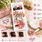 Women’s Floral Hair Clips Set – Cute Flower Hair Barrettes with Rhinestones & Beaded Design, Elegant Decorative Hair Accessories for Girls & Women