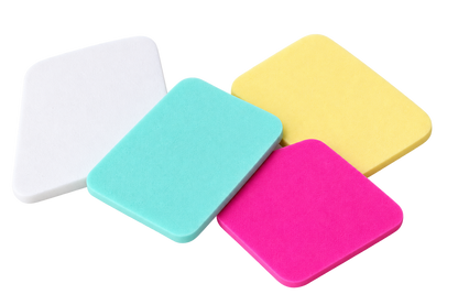 Professional Makeup Sponge Set - Soft Latex-Free Cosmetic Blender Sponges for Foundation, Concealer, Blush & Powder