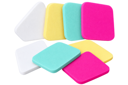 Professional Makeup Sponge Set - Soft Latex-Free Cosmetic Blender Sponges for Foundation, Concealer, Blush & Powder