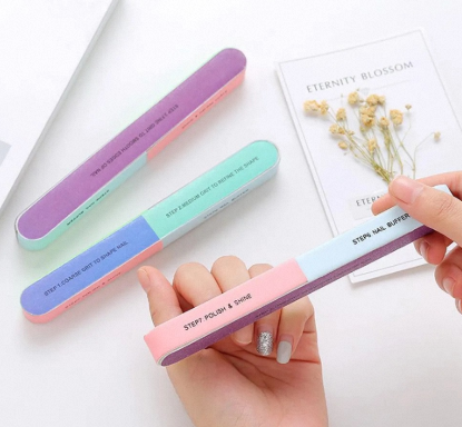 Professional 7 Way Nail Filer & Buffer Block – 7 Steps Nail Buffering Files, Washable Emery Board, Nail Filer, Nail Shiner & Polisher for Smooth, Shiny Nails, Manicure & Pedicure Tools Set for Women & Men