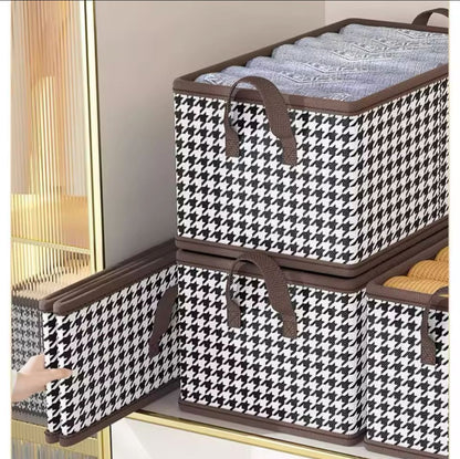 Foldable washable wadrobe Storage Box Folding Basket
