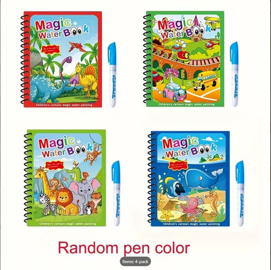 Magic Water Drawing Book Without Outlines