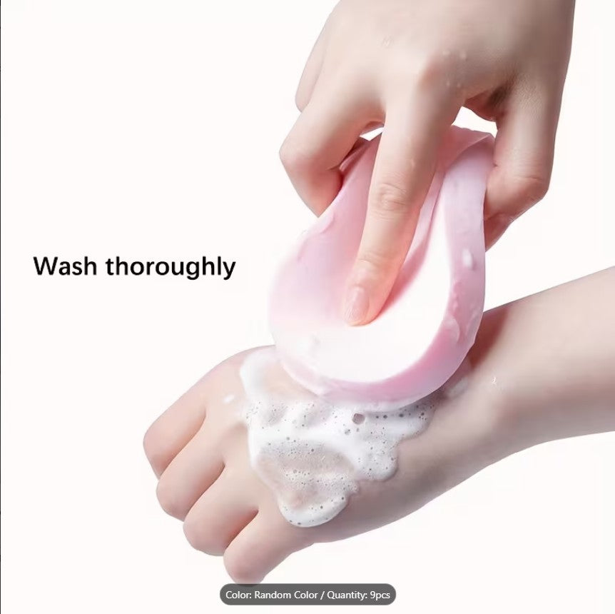 PVA Facial Cleansing Sponge Puffs Set