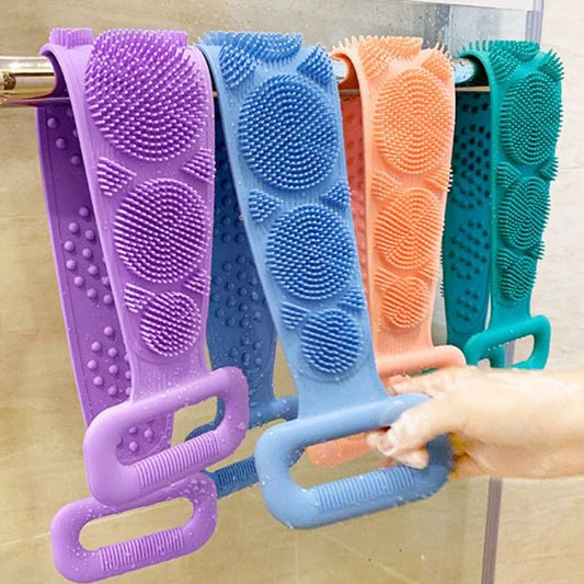 High-Quality Silicone Back Scrubber – Soft Exfoliating Bath Body Brush for Deep Cleaning