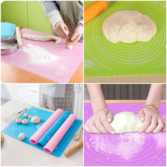 Silicone Roti Maker Mat – Non-Stick Chapati Rolling Mat | Reusable Dough Rolling Sheet | Heat Resistant Baking & Kitchen Mat