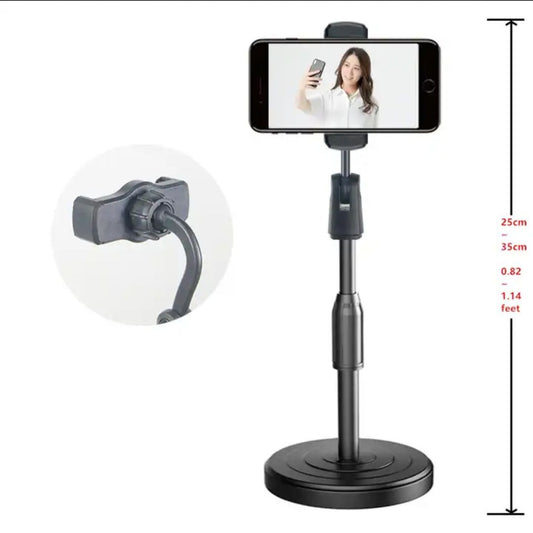 Adjustable Mobile Phone Holder Stand – 360° & 180° Rotation
