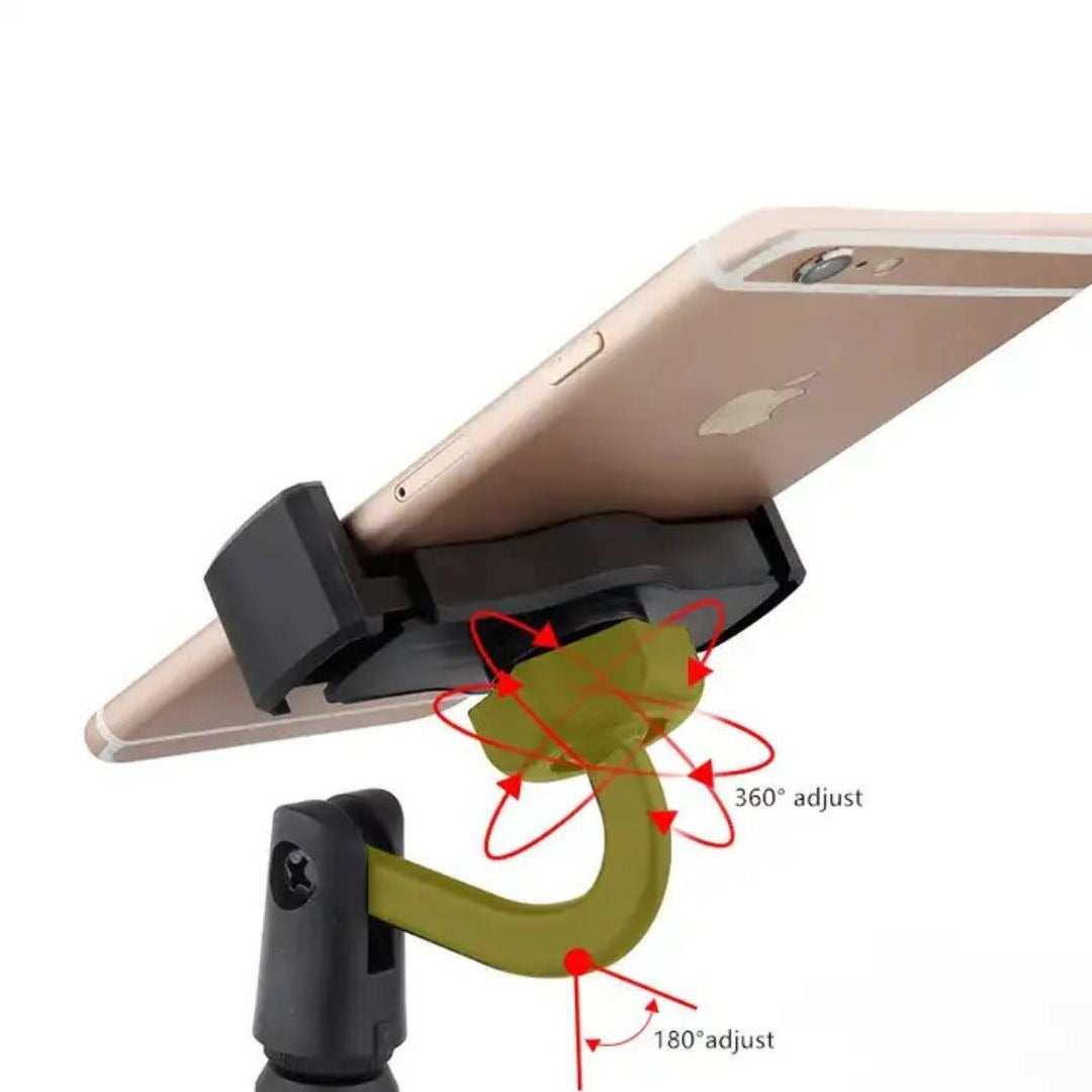 Adjustable Mobile Phone Holder Stand – 360° & 180° Rotation