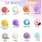 12PCS Premium Bath Bomb Spa Gift Set for Women & Kids | Handmade Essential Oil Bubble Bath Fizzers with Surprise Toys Inside
