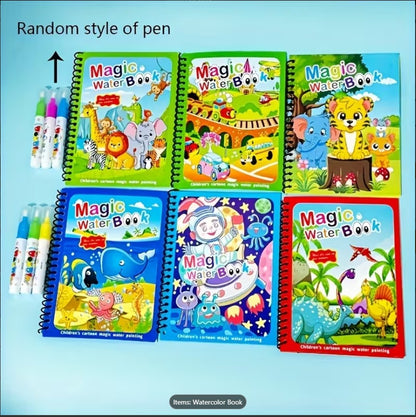 Magic Water Drawing Book Without Outlines