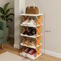 5 Layer X-Shoe Plastic Rack