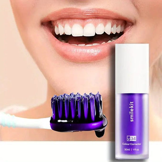 Hismile Purple Toothpaste for teeth whitening