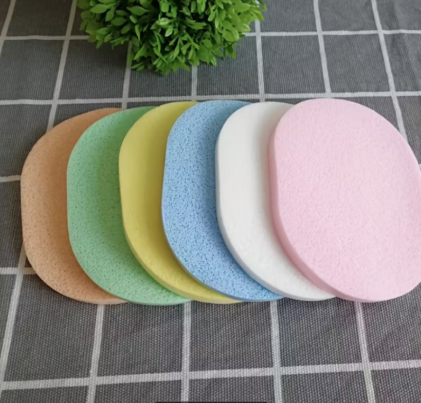 PVA Facial Cleansing Sponge Puffs Set