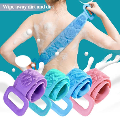 High-Quality Silicone Back Scrubber – Soft Exfoliating Bath Body Brush for Deep Cleaning