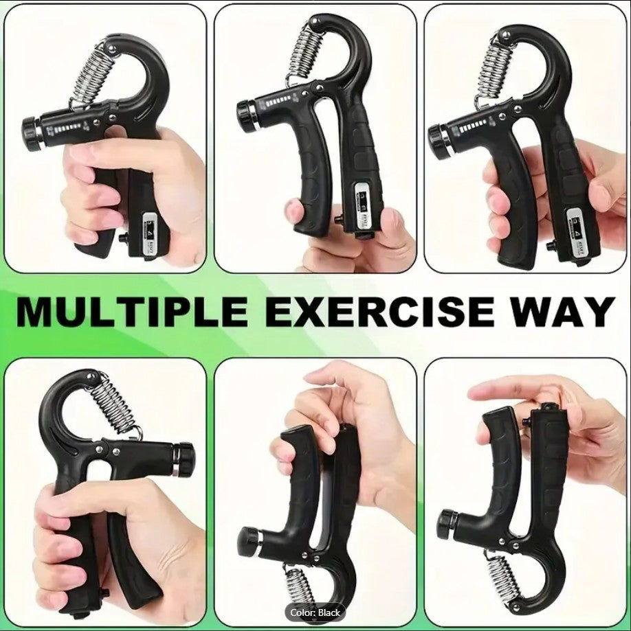 1 Pc Adjustable Hand Grip Strengthener – Wrist & Forearm Exerciser for Home Gym Workout