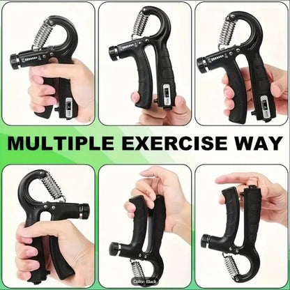 1 Pc Adjustable Hand Grip Strengthener – Wrist & Forearm Exerciser for Home Gym Workout