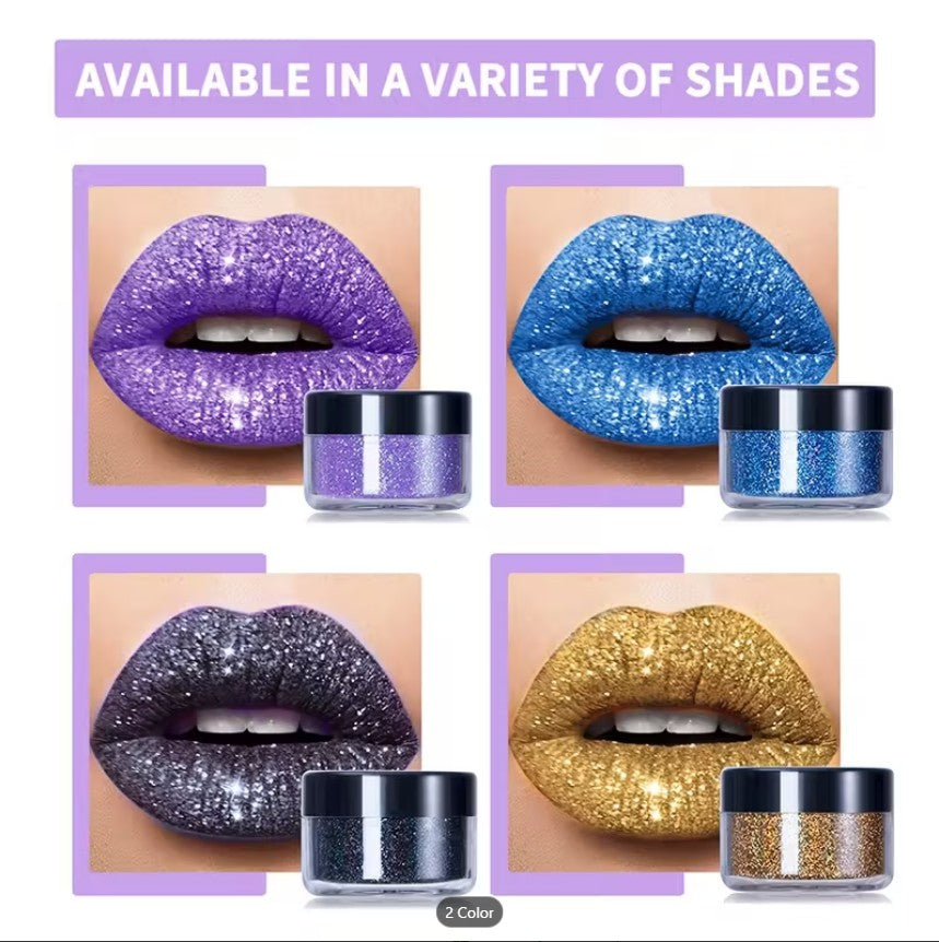 Metallic Glitter Shades Eyeshadow & Nail Art Palette |
