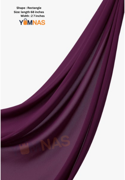 Mulberry Luxury Chiffon Hijab for Women & Girls