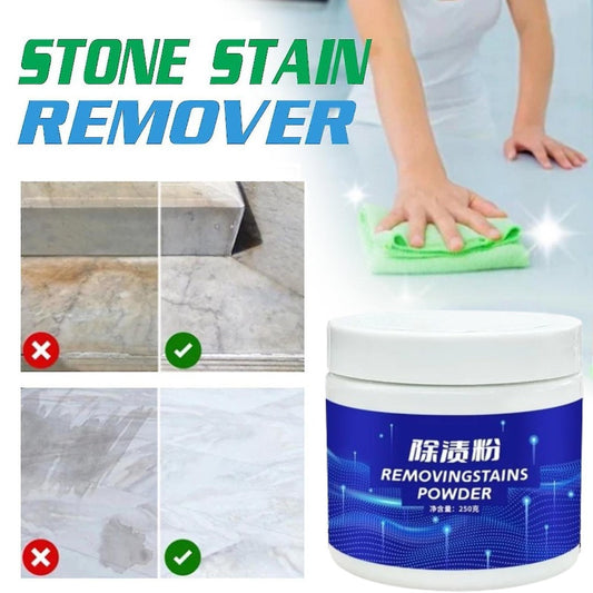 All-Purpose Stone Cleaning Powder – Marble, Quartz & Tile Stain Remover, Strong Decontamination & Polishing Cleaner for Kitchen Countertops