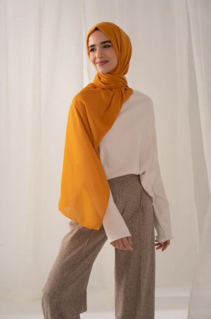 Shaffron Luxury Chiffon Hijab for Women & Girls