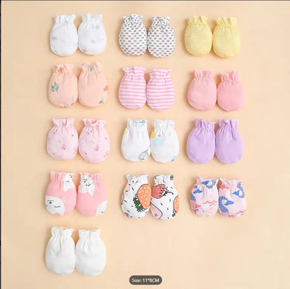 Pairs Soft Baby Cotton Mittens