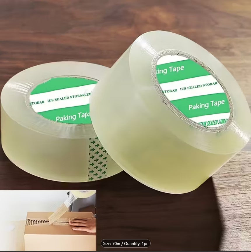 Heavy-Duty Transparent Packaging Tape