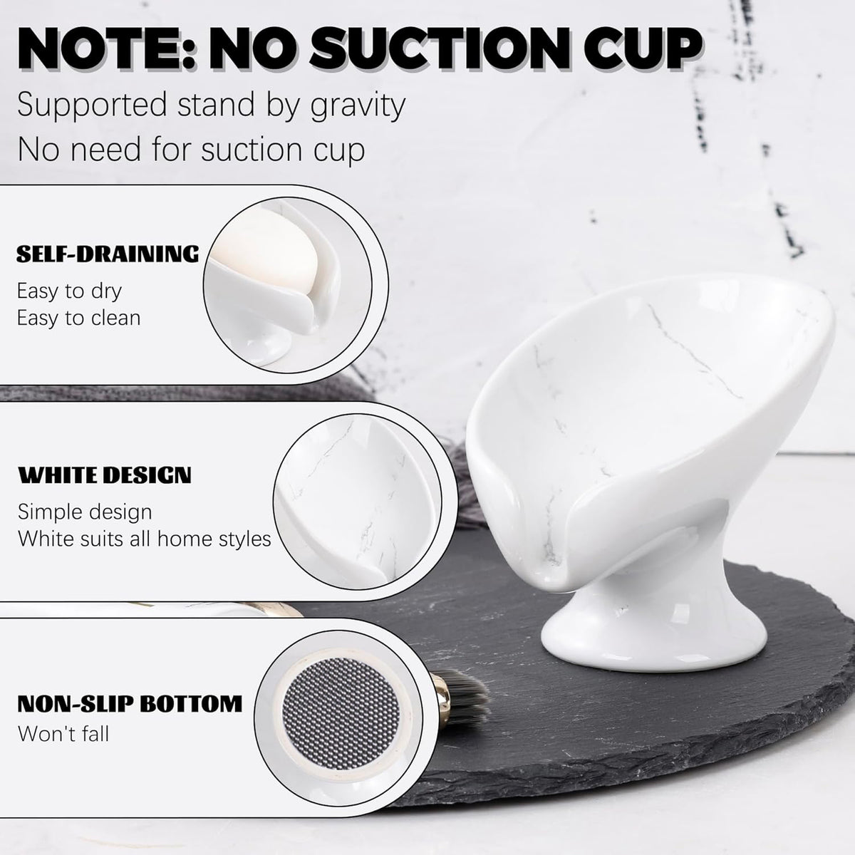 Newstyle Leaf Shape Soap Box Drain Soap Holder