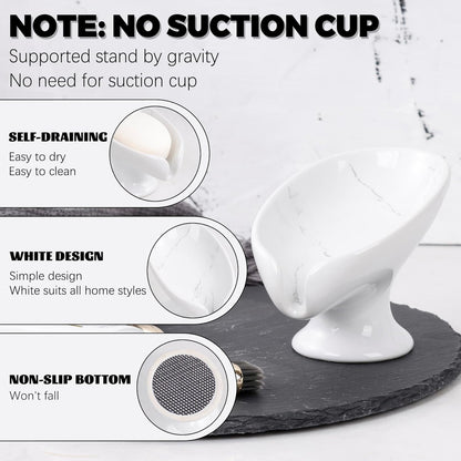 Newstyle Leaf Shape Soap Box Drain Soap Holder
