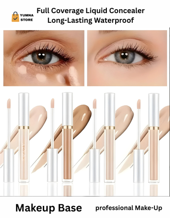 6-Color Waterproof Oil-Control Matte Concealer